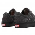 حذاء فانز سكيت اولد سكول أكس للرجال لون رمادي غامق ونعل أسود- Vans Mens' Skate Old Skool x Quasi Shoes