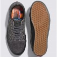 حذاء فانز سكيت اولد سكول أكس للرجال لون رمادي غامق ونعل أسود- Vans Mens' Skate Old Skool x Quasi Shoes