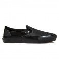 حذاء فانز سكيت سليب أون للرجال لون أسود ونعل أسود- Vans Mens' Skate Classics Slip-On Shoes