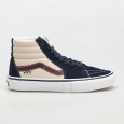 حذاء فانز سكيت اس كيه 8- هاي للرجال لون كحلي وبيج ونعل أبيض- Vans Mens' Skate Sk8-Hi Shoes