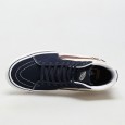 حذاء فانز سكيت اس كيه 8- هاي للرجال لون كحلي وبيج ونعل أبيض- Vans Mens' Skate Sk8-Hi Shoes