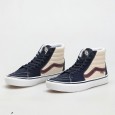 حذاء فانز سكيت اس كيه 8- هاي للرجال لون كحلي وبيج ونعل أبيض- Vans Mens' Skate Sk8-Hi Shoes