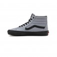 حذاء فانز سكيت اس كيه 8- هاي للرجال لون رمادي ونعل أسود- Vans Mens' Skate Sk8-Hi Shoes