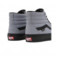 حذاء فانز سكيت اس كيه 8- هاي للرجال لون رمادي ونعل أسود- Vans Mens' Skate Sk8-Hi Shoes