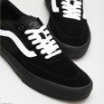 حذاء فانز جبلبيرت كروكيت للرجال لون أسود ونعل أسود - Vans Mens' Gilbert Crockett Shoes