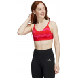 adidas Womens' Marimekko All Me Bra - Pink صدرية اديداس الرياضية للنساء لون زهري غامق