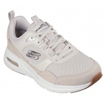 حذاء سكيتشرز سكيتش اير كورت-ريترو أفينيو للنساء لون بيج ونعل أبيض- Skechers Women's Skech-Air Court - Retro Avenue Shoes