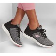 حذاء سكيتشرز فليكس ابريل 4.0 للنساء لون أسود وزهري ونعل أبيض- Skechers Women's Flex Appeal 4.0 Shoes