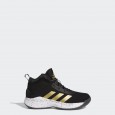 حذاء اديداس كروس اب 5 وايد للأطفال لون أسود-adidas Kids' Cross Em Up 5 Wide Basketball Shoes - Black