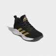 حذاء اديداس كروس اب 5 وايد للأطفال لون أسود-adidas Kids' Cross Em Up 5 Wide Basketball Shoes - Black