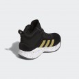 حذاء اديداس كروس اب 5 وايد للأطفال لون أسود-adidas Kids' Cross Em Up 5 Wide Basketball Shoes - Black