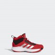 حذاء اديداس كروس اب 5 وايد للأطفال لون أحمر-adidas Kids' Cross Em Up 5 Wide Basketball Shoes - Red