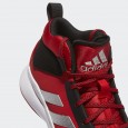 حذاء اديداس كروس اب 5 وايد للأطفال لون أحمر-adidas Kids' Cross Em Up 5 Wide Basketball Shoes - Red