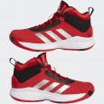 حذاء اديداس كروس اب 5 وايد للأطفال لون أحمر-adidas Kids' Cross Em Up 5 Wide Basketball Shoes - Red