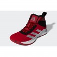 حذاء اديداس كروس اب 5 وايد للأطفال لون أحمر-adidas Kids' Cross Em Up 5 Wide Basketball Shoes - Red