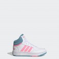 حذاء اديداس هيبس 3.0 ميد للأطفال لون أبيض-adidas Kids' Unisex Hoops Mid 3.0 Shoes