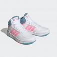 حذاء اديداس هيبس 3.0 ميد للأطفال لون أبيض-adidas Kids' Unisex Hoops Mid 3.0 Shoes