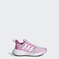 حذاء اديداس فورتا رن 3.0 للأطفال لون رمادي وزهري-adidas Kids' Unisex FortaRun 2.0 Cloudfoam Lace Shoes - Pink