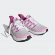 حذاء اديداس فورتا رن 3.0 للأطفال لون رمادي وزهري-adidas Kids' Unisex FortaRun 2.0 Cloudfoam Lace Shoes - Pink