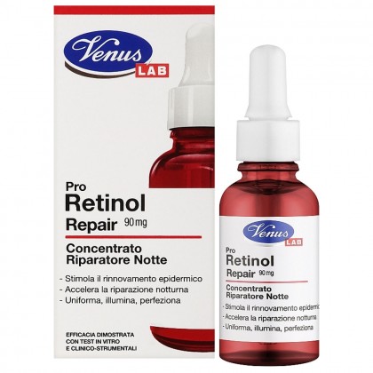 رينتول نقي بتركيز 90 ملغم لمعالجة حب الشباب من فينوس حجم 200 مل-Venus Lab Pro Retinol Repair Serum 90mg