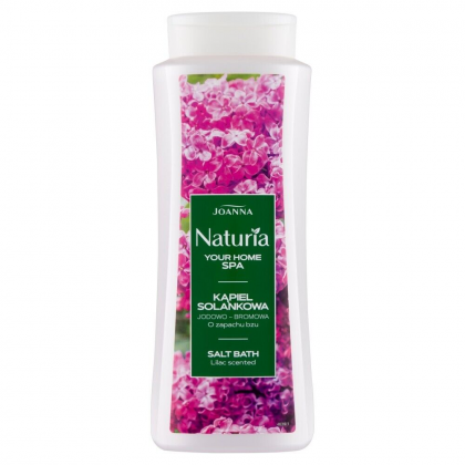 جوانا ملح استحمام برائحة الليلك حجم 500مل- Joanna Naturia Lilac Scented Salt Bath 500 ML