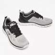 حذاء سكيتشرز تراك برودر للرجال لون رمادي وأسود- Skechers Men's Sport Track Broader Shoes