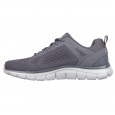 حذاء سكيتشرز تراك برودر للرجال لون رمادي ونعل رمادي- Skechers Men's Sport Track Broader Shoes