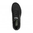 حذاء سكيتشرز تراك برودر للرجال لون أسود ونعل رمادي- Skechers Men's Sport Track Broader Shoes