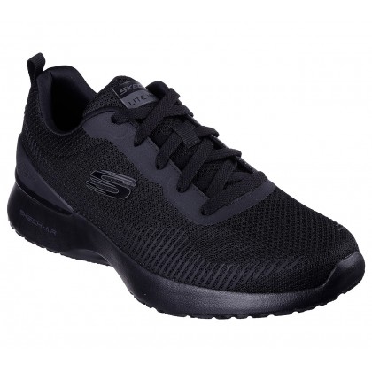 حذاء سكيتشرز سكيتش اير دياناميت بليتون للرجال لون أسود ونعل أسود- Skechers Men's Skech-Air Dynamight - Bliton Shoes