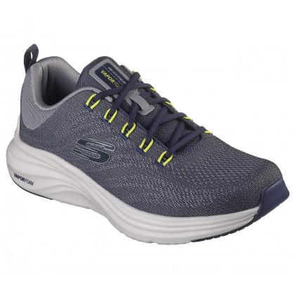 حذاء سكيتشرز فابور فوم- فارين للرجال لون رمادي ونعل أبيض- Skechers Men's Vapor Foam - Varien Shoes