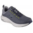 حذاء سكيتشرز فابور فوم- فارين للرجال لون رمادي ونعل أبيض- Skechers Men's Vapor Foam - Varien Shoes