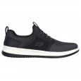 حذاء سكيتشرز ديلسون 3.0 للرجال لون أسود ونعل أبيض- Skechers Men's Delson 3.0 Shoes