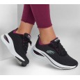 حذاء سكيتشرز سكيتش اير ميتا ايرد اوت للنساء لون أسود وزهري ونعل أبيض- Skechers Women's Skech-Air Meta - Aired Out Shoes