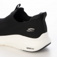 حذاء سكيتشرز فابور فوم ترو كلاسيك للنساء لون أسود ونعل أبيض- Skechers Women's Vapor Foam True Classic Shoes