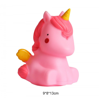 اضاءة بتصميم يونيكورن لون زهري-Little Pink Unicorn LED Night Light for Kids