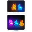 اضاءة بتصميم يونيكورن لون زهري-Little Pink Unicorn LED Night Light for Kids