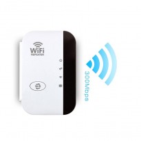 WiFi Range Extender 300Mbps - موسع نطاق الواي فاي لون أبيض