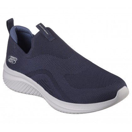 حذاء سكيتشرز ألترا فليكس 3.0- توسكن للرجال لون كحلي ونعل أبيض- Skechers Men's Ultra Flex 3.0 - Tusken Shoes