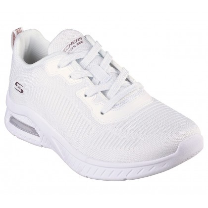 حذاء سكيتشرز بوبس سبورت سكواد اير-كلوز انكاونتر للنساء لون أبيض- Skechers Women's Bobs Sport Squad Air - Close Encounter Shoes