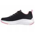 حذاء سكيتشرز فابور فوم فرش ترند للنساء لون أسود وزهري ونعل أبيض- Skechers Women's Vapor Foam - Fresh Trend Shoes