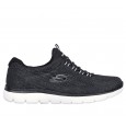 حذاء سكيتشرز سوميتس- فان فلير للنساء لون أسود ونعل أبيض- Skechers Women's Summits - Fun Flair Shoes