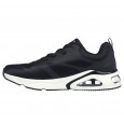 حذاء سكيتشرز تريس اير أونو للرجال لون أسود ونعل أبيض- Skechers Men's Tres-Air Uno - Revolution-Airy Shoes