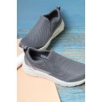 حذاء سكيتشرز جو ووك فليكس-ايمبيكابل للرجال لون رمادي ونعل أبيض- Skechers Men's GO WALK Flex - Impeccable II Shoes