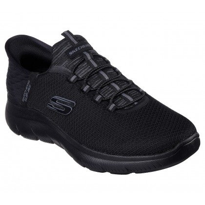 Skechers Men's Slip-ins: Summits - High Range Shoes - حذاء سكيتشرز سليب ان: سوميتس– هاي رينج للرجال لون أسود