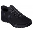 Skechers Men's Slip-ins: Summits - High Range Shoes - حذاء سكيتشرز سليب ان: سوميتس– هاي رينج للرجال لون أسود