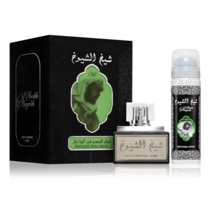 عطر شيخ الشيوخ مع مزيل عرق من لطافة للجنسين 50 مل-Sheikh Al Shuyukh EDP By Lattafa Perfumes For Unisex 50ml