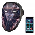 قناع وجه ذكي-Shining App Bluetooth Programmable Full Face Mask