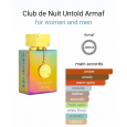 Armaf Club De Nuit Untold EDP By Armaf for Mens 105 ML - عطر كلوب دي نوي انتولد من ارماف للرجال سعة 105 مل