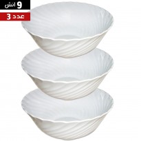 طقم زبادي ميلامين 9 انش 3 قطع