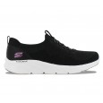 حذاء سكيتشرز ريلاكس فيت: لوكس كمفورت للنساء لون أسود ونعل أبيض- Skechers Women's Relaxed Fit: D'Lux Comfort - Bonus Prize Shoes